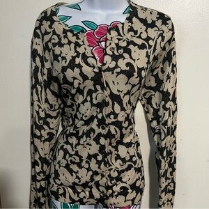 Black Gold Shimmer Button Up Cardigan